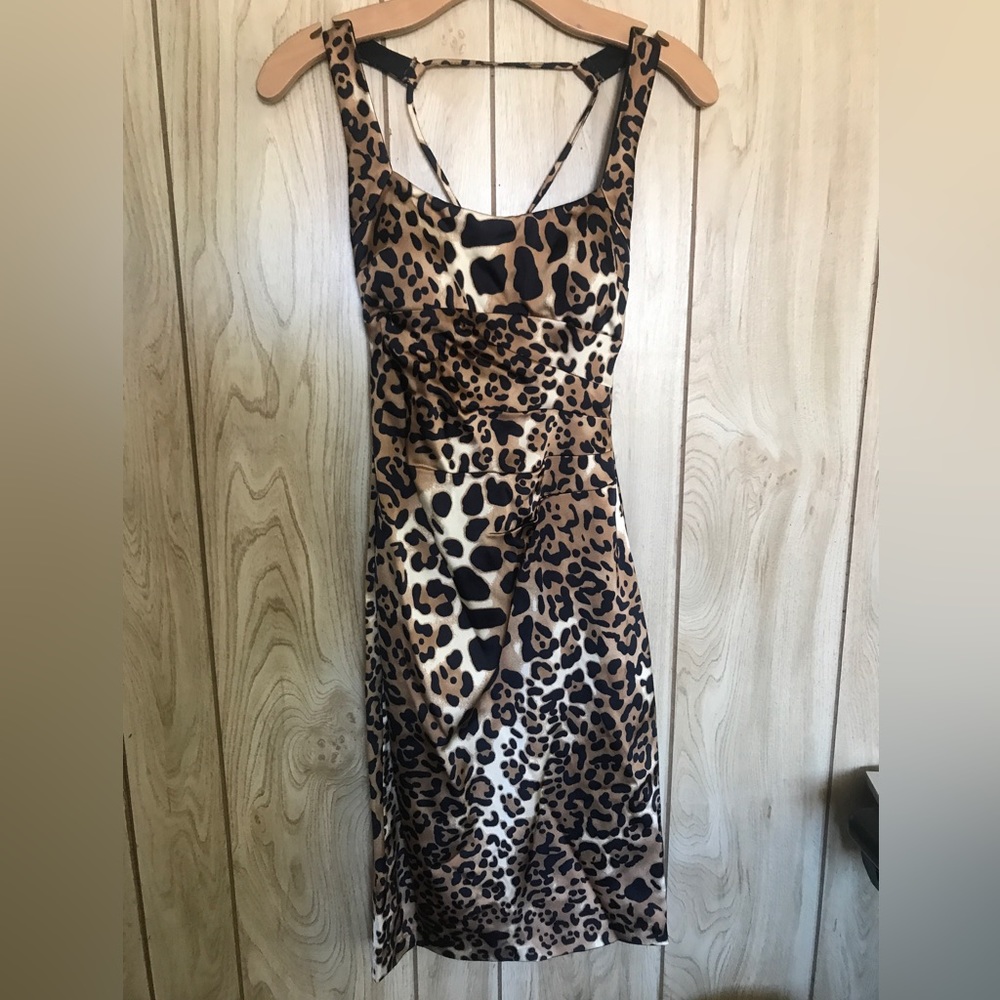 Leopard dress 💕 final sale